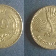 Münze Chile: 10 Centesimos 1969