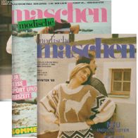 Modische Maschen 3 Zeitschriften Winter 1988- April 1986- & Jan.1883 3 Stück