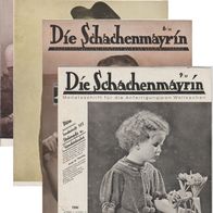 Die Schachenmayrin Zeitschrift Anfertigung von Wollsachen 1937 und 1938 4 Stück