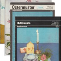Abplättmuster 4 Hefte Verlag für die Frau DDR Leipzig 1981