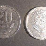 Münze Costa Rica: 20 Colones 1985