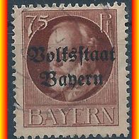 Bayern MiNr. 135 II gestempelt (3329/ b)