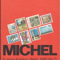 Michel Briefmarken- Katalog Europa West 1985 M-Z