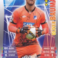 TSG Hoffenheim Topps Match Attax Trading Card 2015 Oliver Baumann Nr.148
