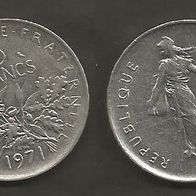 Münze Frankreich: 5 Franc 1971
