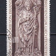 Liechtenstein, 1976, Mi. 666, v. Brandis, 1 Briefm., gest