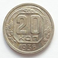 Russland - 20 Kopeken 1936
