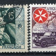 WA0090 Franz.-Westafrika, gestempelt o , Michel 82 + 83, 0,90 M€, (2013)