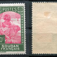 WA0097 Franz.-Sudan, ungebraucht * , Michel 61 + 65, 0,45 M€, (2013)