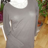 Cashflow Langarm Shirt Baumwolle grau Gr L