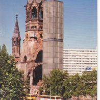 Berlin Kaiser Wilhelm Gedächtniskirche Fotot Schlemmer Kunst und Bild gelaufen 1991