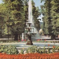 Bad Pyrmont Hauptallee mit Springbrunnen Deutschlands schönster Kurpark Anni Hesse