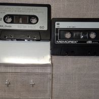 MC Memorex Musikkassette 2 verschiedene gebraucht, volle Funktion