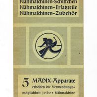 Dresden, Prospekt 1934, Spezial-Fabrik Nähmaschinen-Teile Max Dietze GmbH Madix