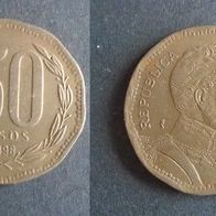 Münze Chile: 50 Pesos 1998
