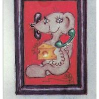 Telefonkarte A 27 von 1995 , Mäuse-Serie , leer