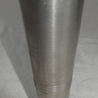 D Zinn Rein Zinn Vase Dekor Jagdmotiv H19,3xØ 6,5 x0,2 gebraucht, gut erhalten