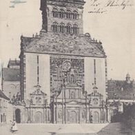 Trier St. Mathias-Kirche 5500 gelaufen 1909 in Sütterlin handbeschrieben Victor Heger