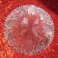 Kristallschale - Konfektschale - Obstschale - Plätzchenschale - handdgeschliffen