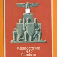 Deutsches Reich Postkarte/ Ganzsache Reichsparteitag 1936 Nürnberg gelaufen 13.9.1936