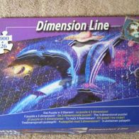 Dimension Line Schmidt Puzzle 1000 + 226 Teile 943x328x15 Puzzles 57761 in 3 Ebenen