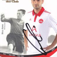1. FC Nürnberg Autogrammkarte 2010 Mehmet Ekici