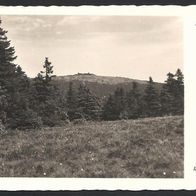 Postkarte, Blick auf den Brocken, 40er Jahre, ungelaufen