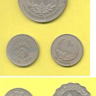 Münzen Libyen Lot 5 Stück