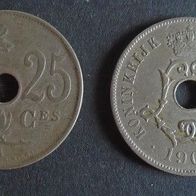 Münze Alt Belgien: 25 Centimen 1908