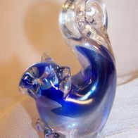 Murano Glas Figur - " Eichhörnchen ", irisierendes Glas