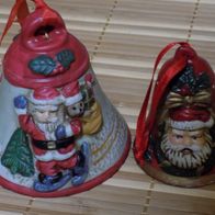 Porzellan/ Keramik Weihnachtsglocken wie abgeildet