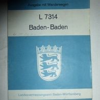 Wanderkarte Baden-Baden 1:50000