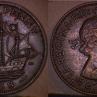 Großbritannien Half Penny 1958 (2398)