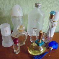Parfümflakons - 10 Stück - leer - für Sammler