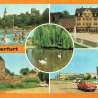 06268 Querfurt 5 Ansichten 1985 Badf Am Dreieck Burg Querfurt Süd Talgartenteich