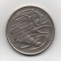 Münze Australien 20 Cent 1981