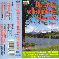 original MC " Volkstümlische Hitparade " Music Kassette Musik Melodie und Lieder