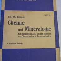 Chemie und Mineralogie - Künstners Hilfsbüchlein Heft 39