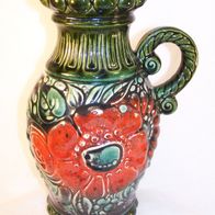 Scheurich Keramik Henkel-Vase, W.-Germany 487-28, 60er Jahre