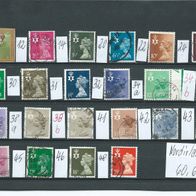 UK GB Regional Marken Nordirland Queen Elizabeth II gestempelt Briefmarken Post