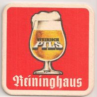 Reininghaus Bier, Österreich - alter Bierdeckel "Steirisch Pils"