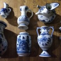 Delft Holland handgemalt Vase oder Kerzenständer Keramik Freie Auswahl