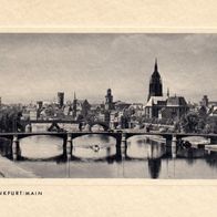 Foto / Bild Frankfurt Main s/ w Postkartengröße