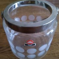 Ingrid Glas Eiseimer Eiswürfel 70er Höhe ohne Henkel 11,5 cm Ø 11,5 cm