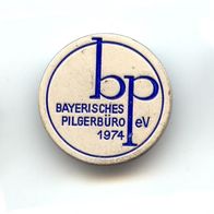 Anstecknadel : Bayerisches Pilgerbüro eV 1974
