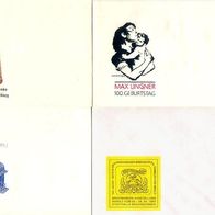 4 DDR Briefumschläge mit Werbeaufdruck ETB FDC Ersttagsbrief (6)