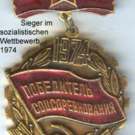 Orden Rußland - Sieger im Sozialistischen Wettbewerb 1974