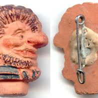 WHW Abzeichen Kopf - Figuren Keramik : Räuber