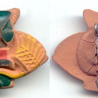 WHW Abzeichen Kopf - Figuren Keramik : Jäger