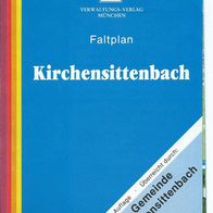 Stadtplan Kirchensittenbach & Umgebung Touristen Karte Plan Verwaltungs-Verlag